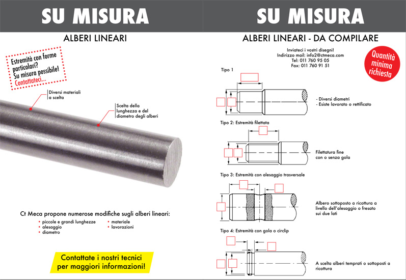 Su misura - Alberi lineari